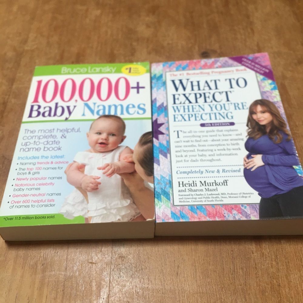 Pregnancy Book and Baby Names Book